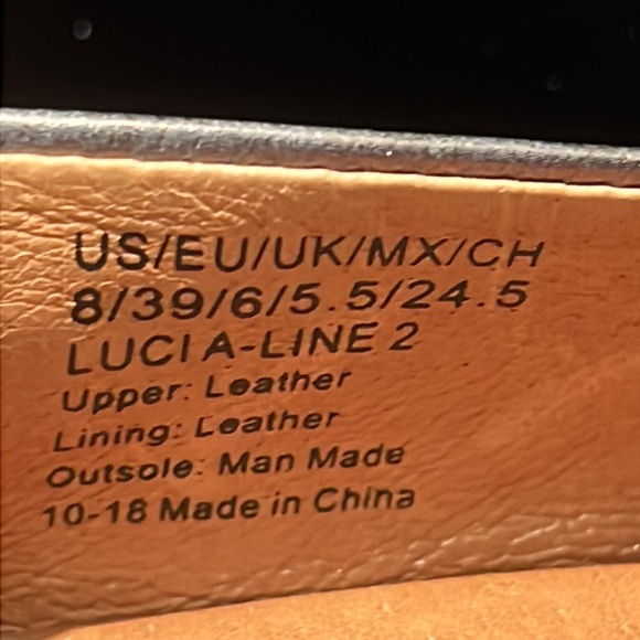 GENTLE SOULS LUCI A LINE 2 PERFORATED LEATHER PEEP TOE ESPADRILLE WEDGE COPPER - Picture 4 of 6